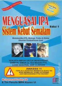 Menguasai IPA SNMPTN sistem kebut semalam