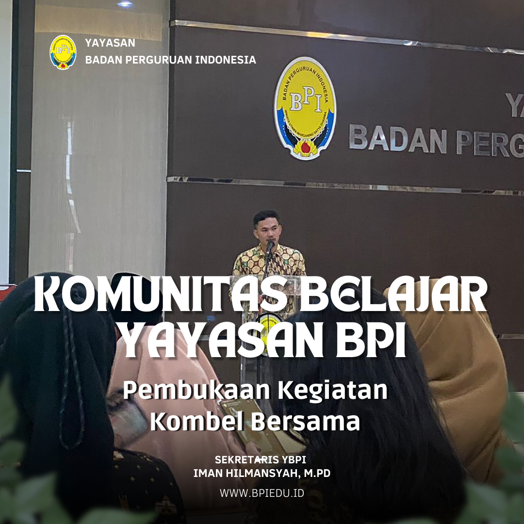 Pembukaan Kegiatan Komunitas Belajar Yayasan BPI