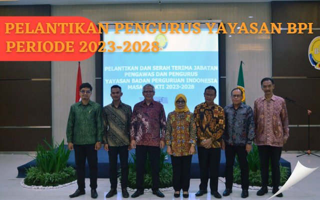 Pelantikan Pengurus Yayasan BPI periode 2023-2024